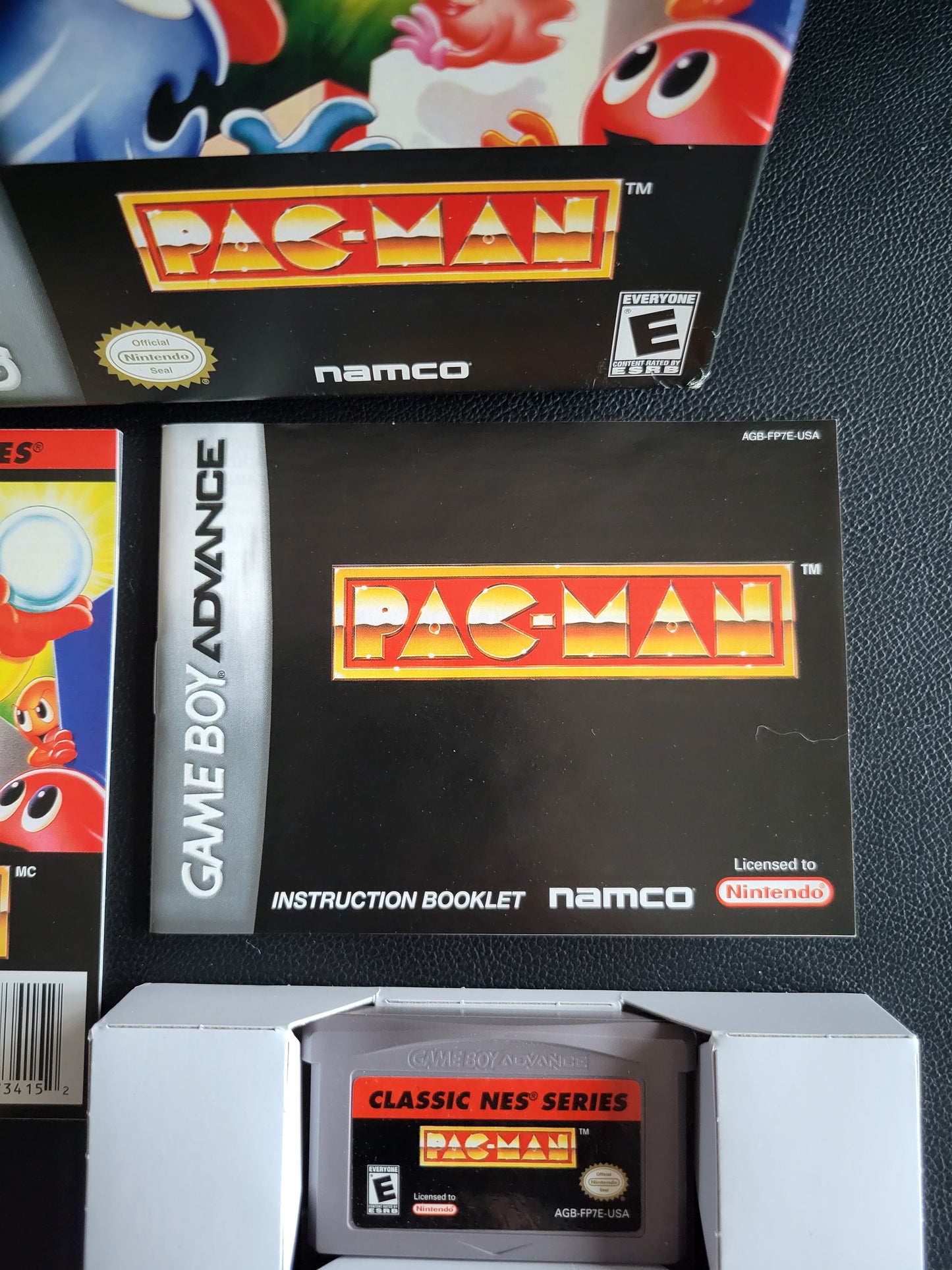 Pac-Man (CIB) Classic NES Series 2004 (VG) - GAMEBOY ADVANCE GBA + Protector