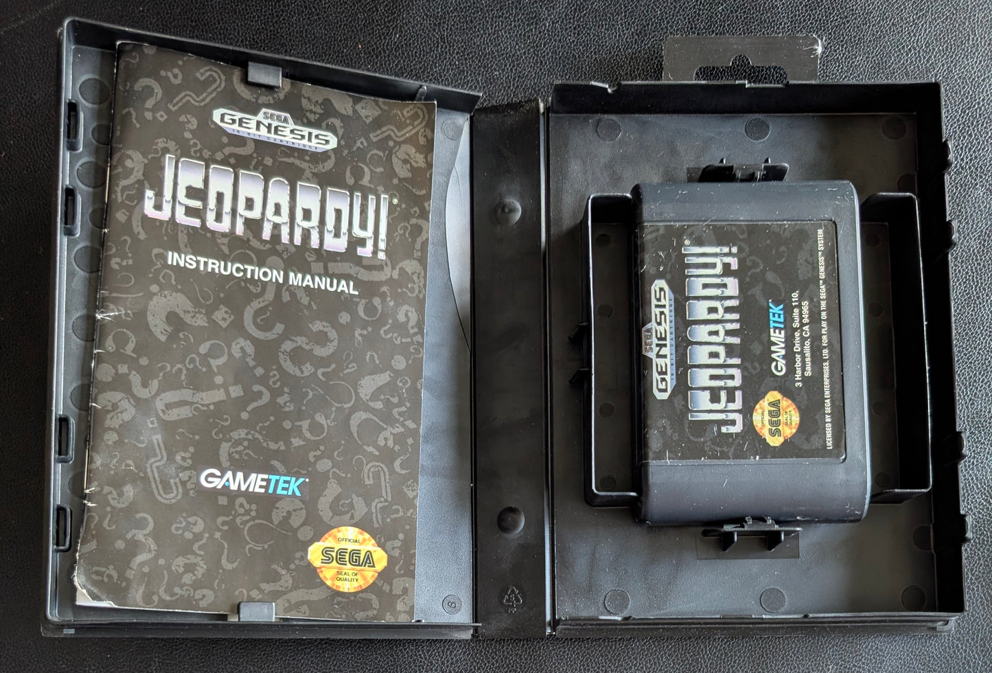Jeopardy! - Boxed CIB with Hang Tab (Sega Genesis) | 1993 | Puzzle / Game Show