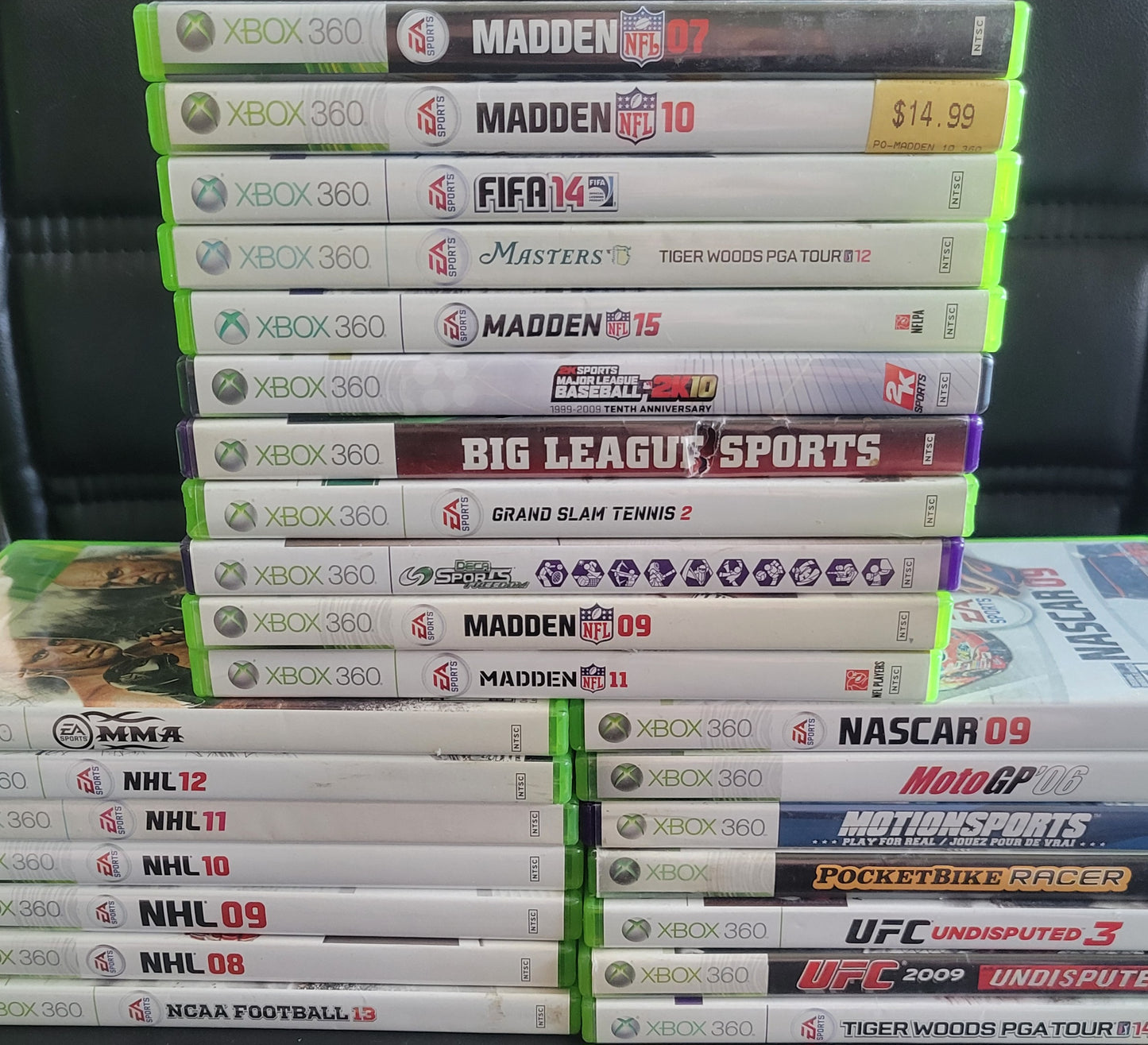 ALL SPORTS NHL NFL NBA Golf Boxing & More! - (CIB) - Microsoft XBOX 360 - Pre-Owned Like New CLEAN DISC