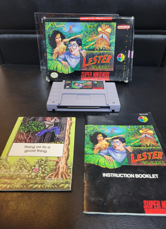 Lester The Unlikely (SNES) - Super Nintendo Ent. Great Condition - CIB + Protector