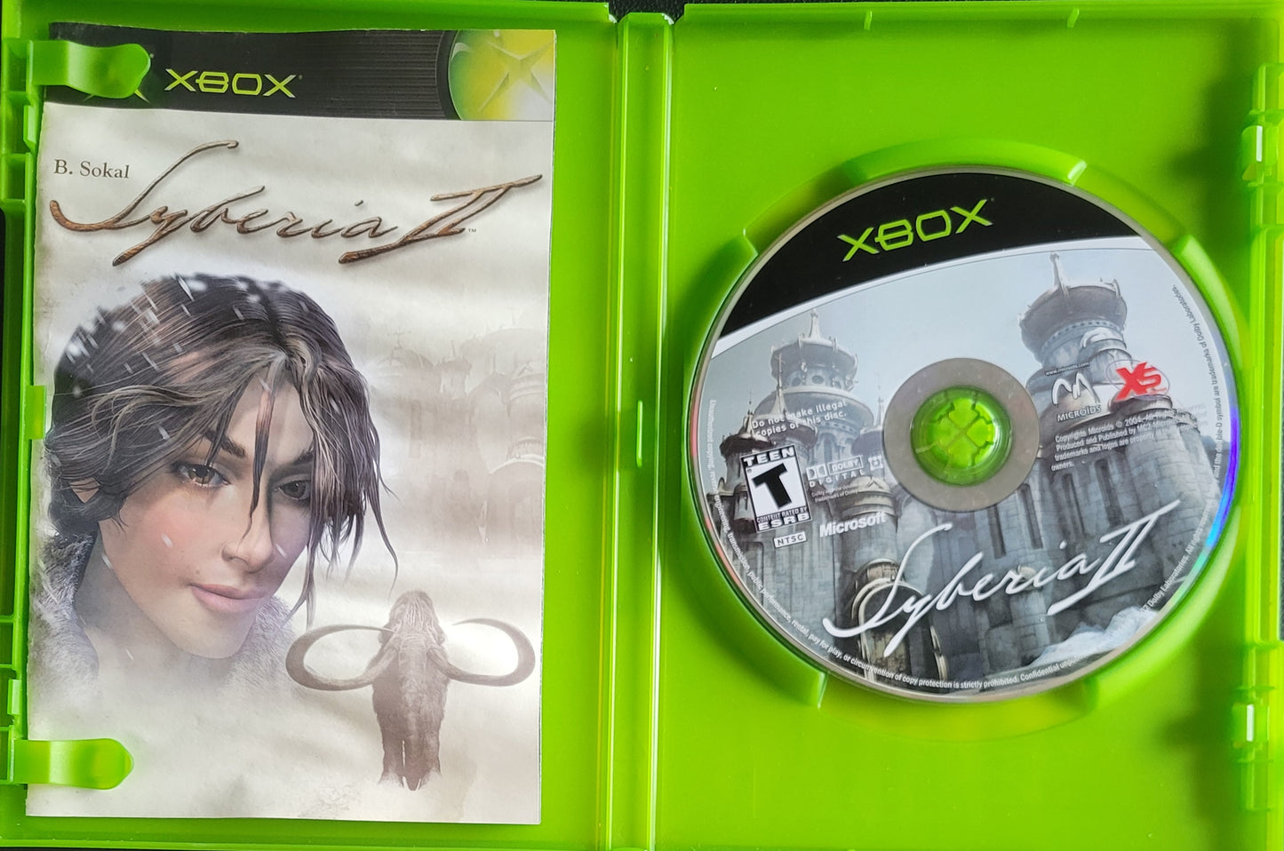 Syberia 2 - (CIB) OG Microsoft XBOX Pre-Owned Great Shape Tested & Working CLEAN DISC