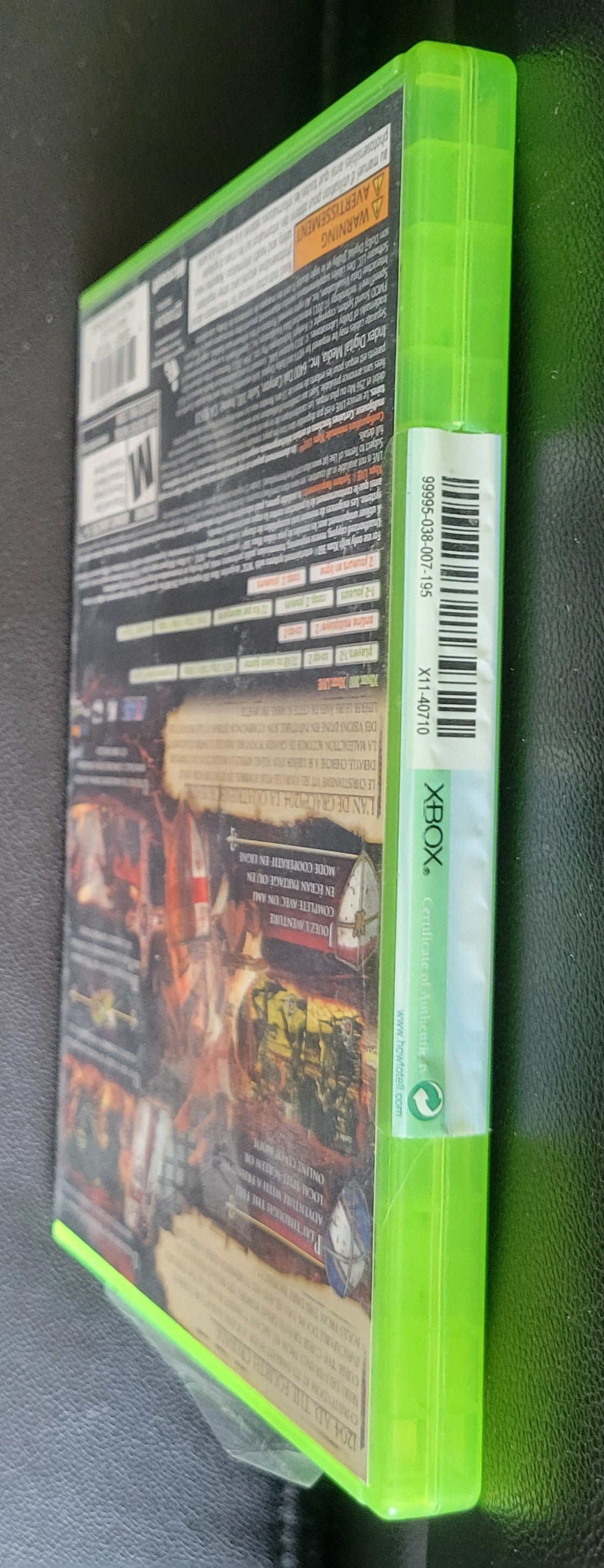 The Cursed Crusade FACTORY SEALED - (NEW) - Microsoft XBOX 360 - Mint!