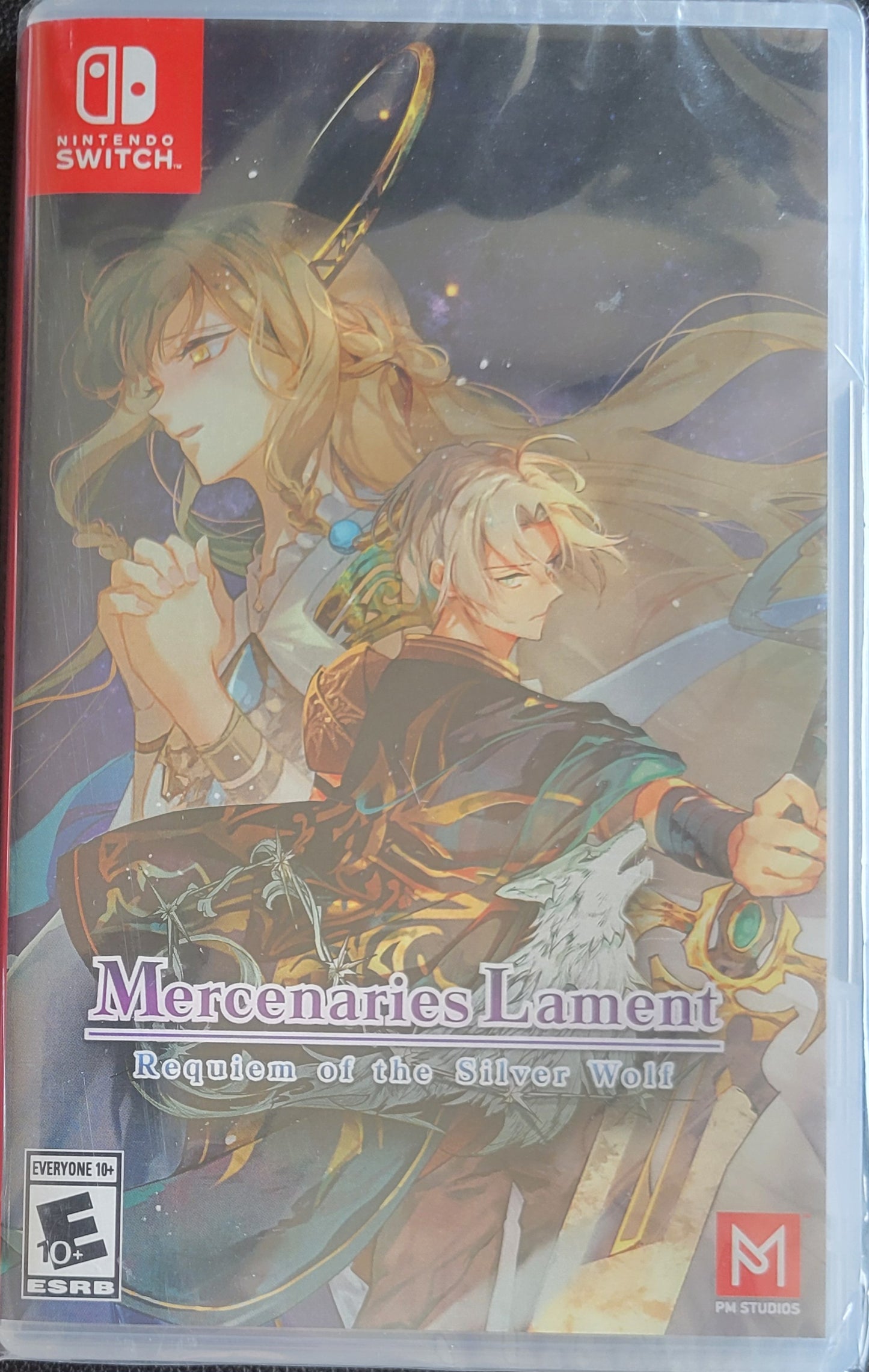 Mercenaries Lament Requiem Of The Silver Wolf - FACTORY SEALED Nintendo Switch (2019) + Plastic Protection Sleeve