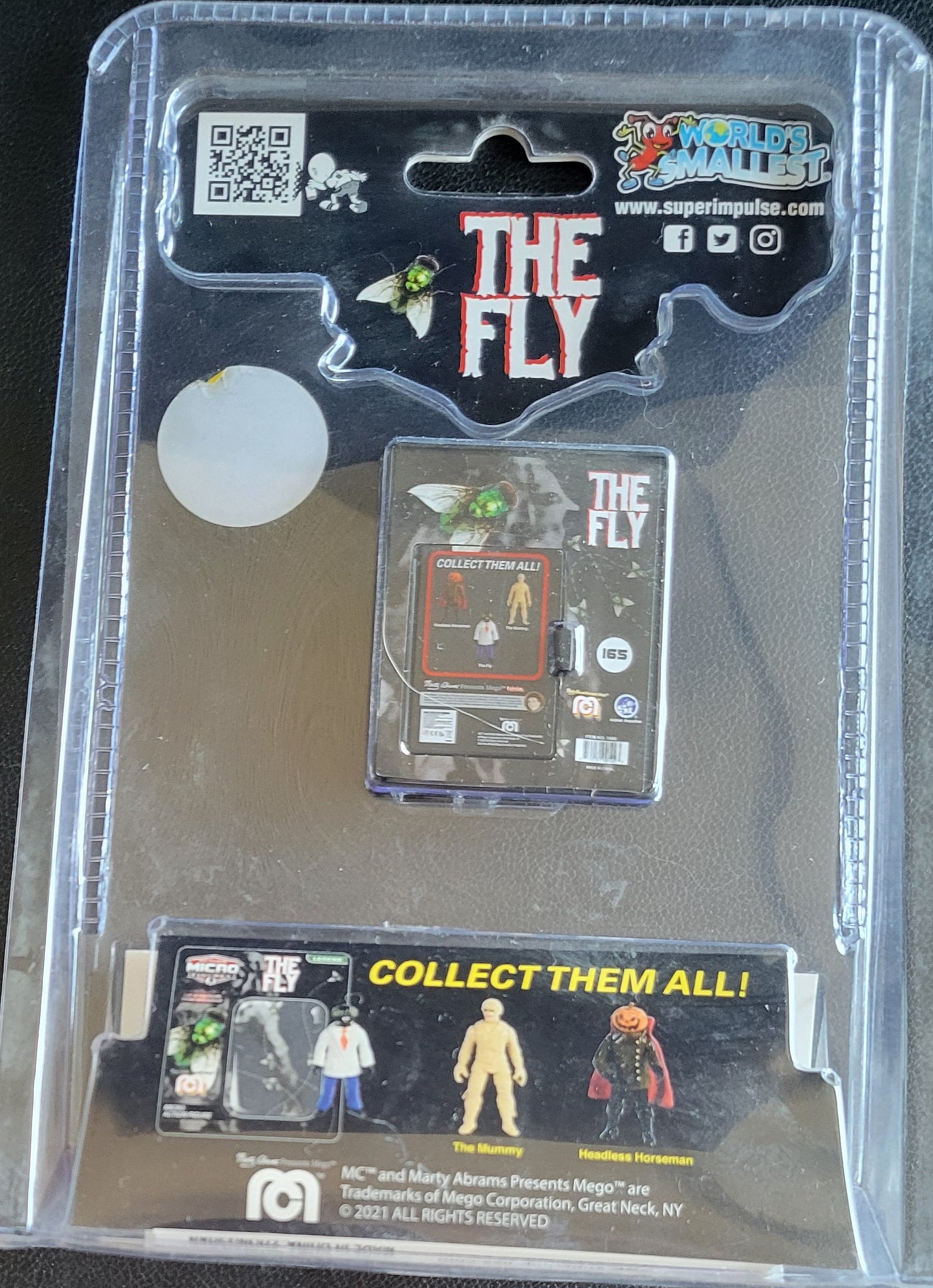 Action Micro Figures: The Fly + Collector’s Case (Legends #165) – Brand New / Factory Sealed