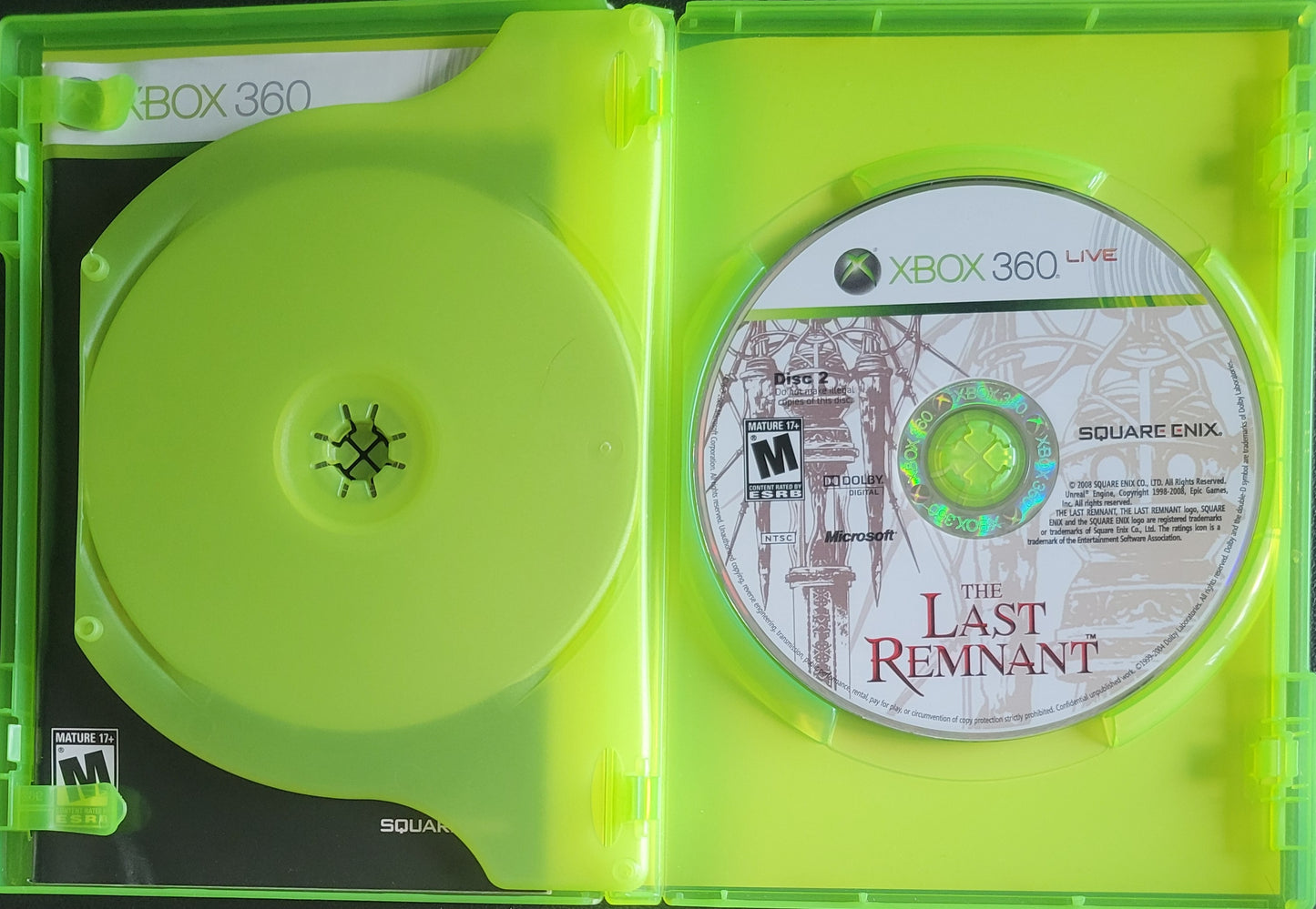 The Last Remnant - (CIB) - Microsoft XBOX 360 - Pre-Owned Like New CLEAN DISC