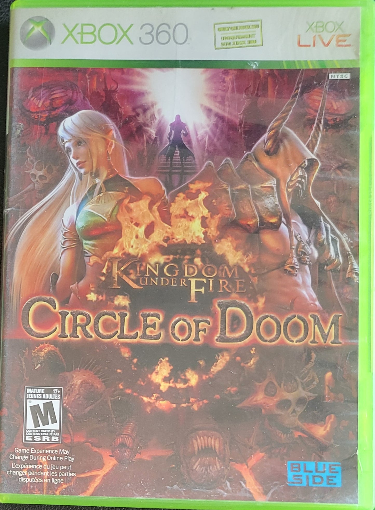 Kingdom Under Fire: Circle Of Doom - (CIB) - Microsoft XBOX 360 - Pre-Owned Like New CLEAN DISC