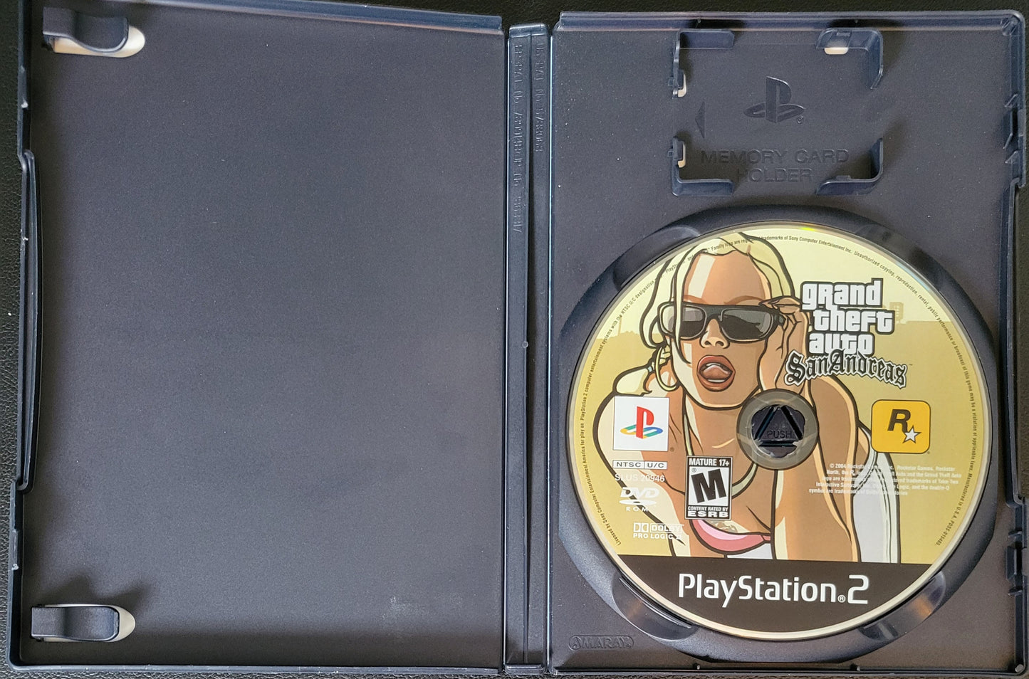 GTA Grand Theft Auto San Andreas - Sony PlayStation 2 PS2 Pre-Owned Tested & Working Great Shape!