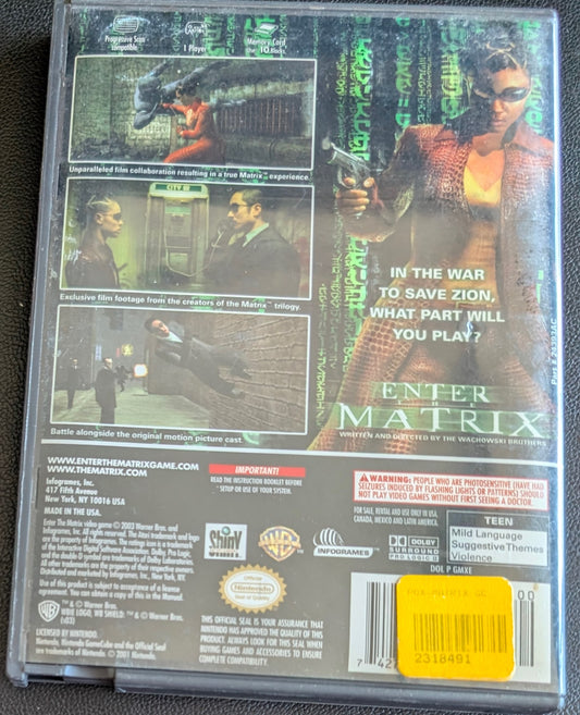 Enter the Matrix (2003) - CIB Nintendo GameCube | RE-Sealed