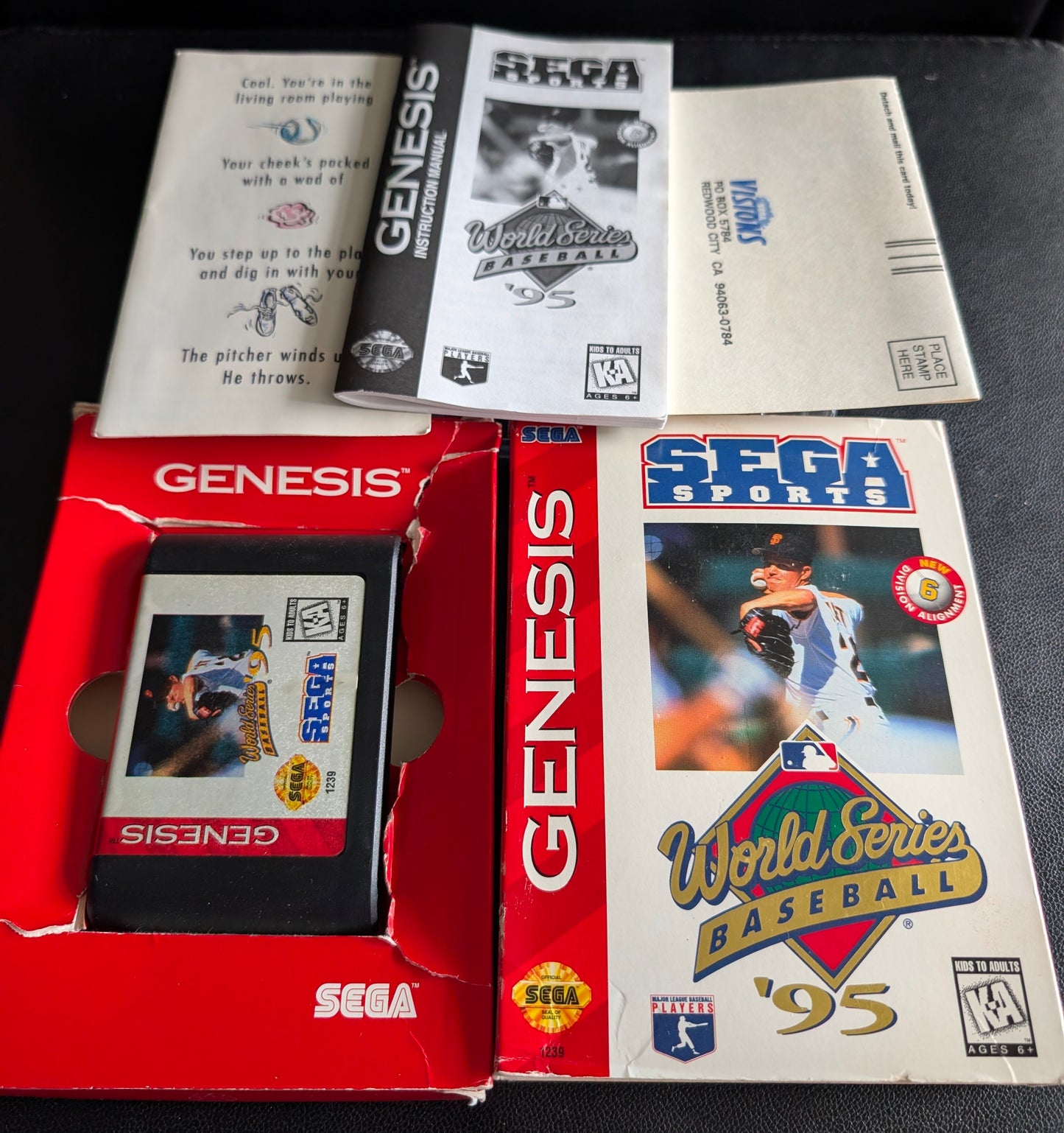 World Series Baseball '95 - Boxed CIB (Sega Genesis) | 1995 | Sports / Baseball
