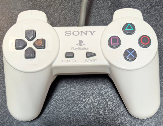 Sony PlayStation PS1 Controller SCPH-1080 UW (1994) | White | Complete in Box (CIB) | Open Box | Rare