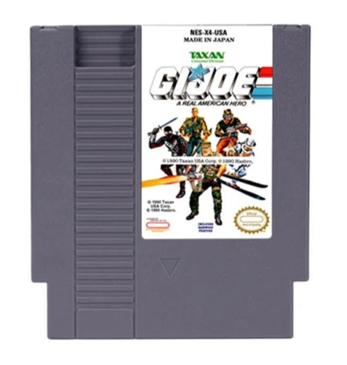 G.I. JOE - NES -(Nintendo Entertainment System 1983) 72 Pin 8 Bit Video Game Cartridge