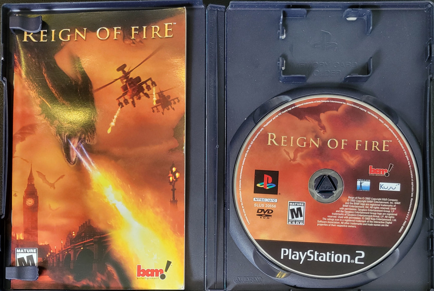 Reign Of Fire - Sony PlayStation 2 PS2 (CIB) Pre-Owned Tested & Working Like New!