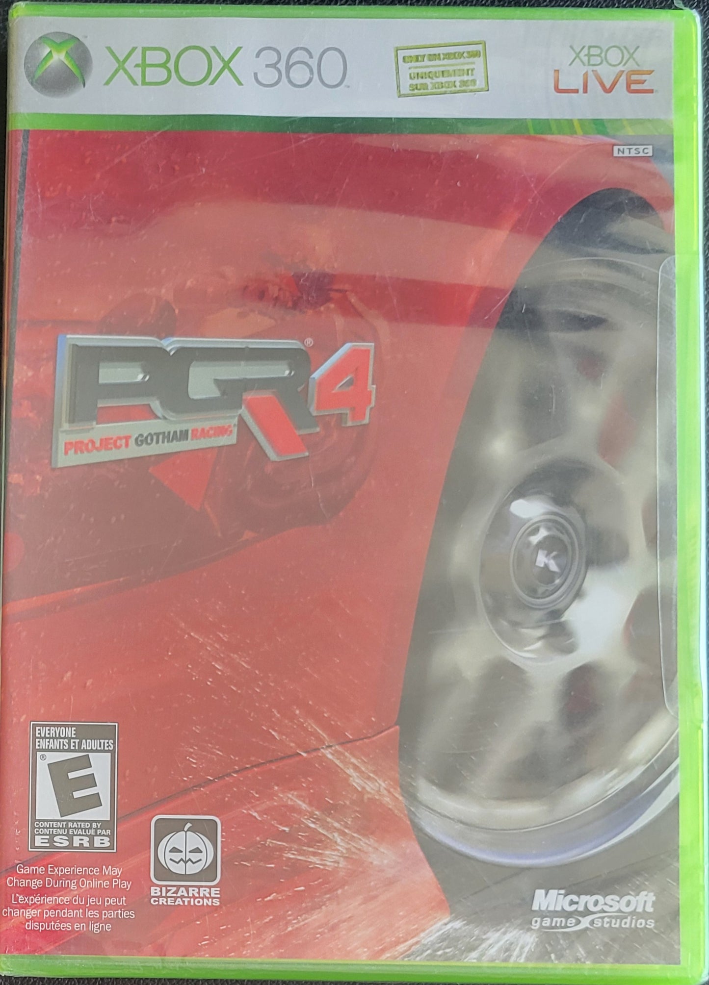 SEALED Project Gotham Racing 4 - (NEW) - Microsoft XBOX 360 - GREAT SHAPE