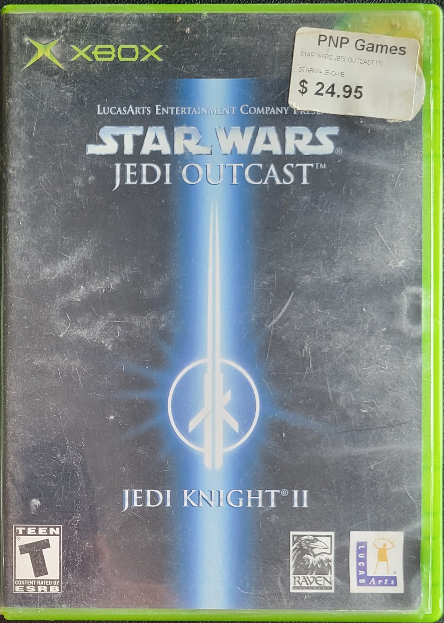 Star Wars: Jedi Outcast - (CIB) OG Microsoft XBOX Pre-Owned Great Shape Tested & Working CLEAN DISC