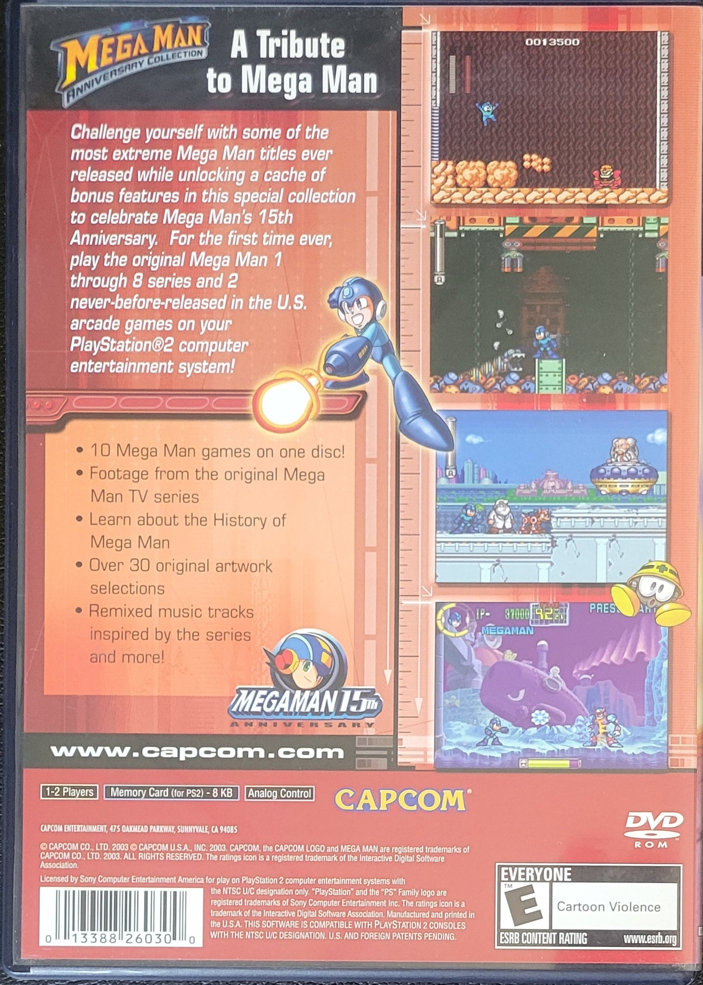 Mega Man Anniversary Collection - Sony PlayStation 2 PS2 (CIB) Pre-Owned Tested & Working Great Shape!