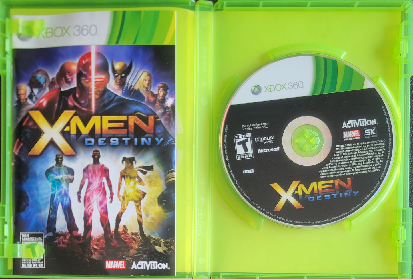 X-Men Destiny - (CIB) - Microsoft XBOX 360 - Pre-Owned Like New CLEAN DISC