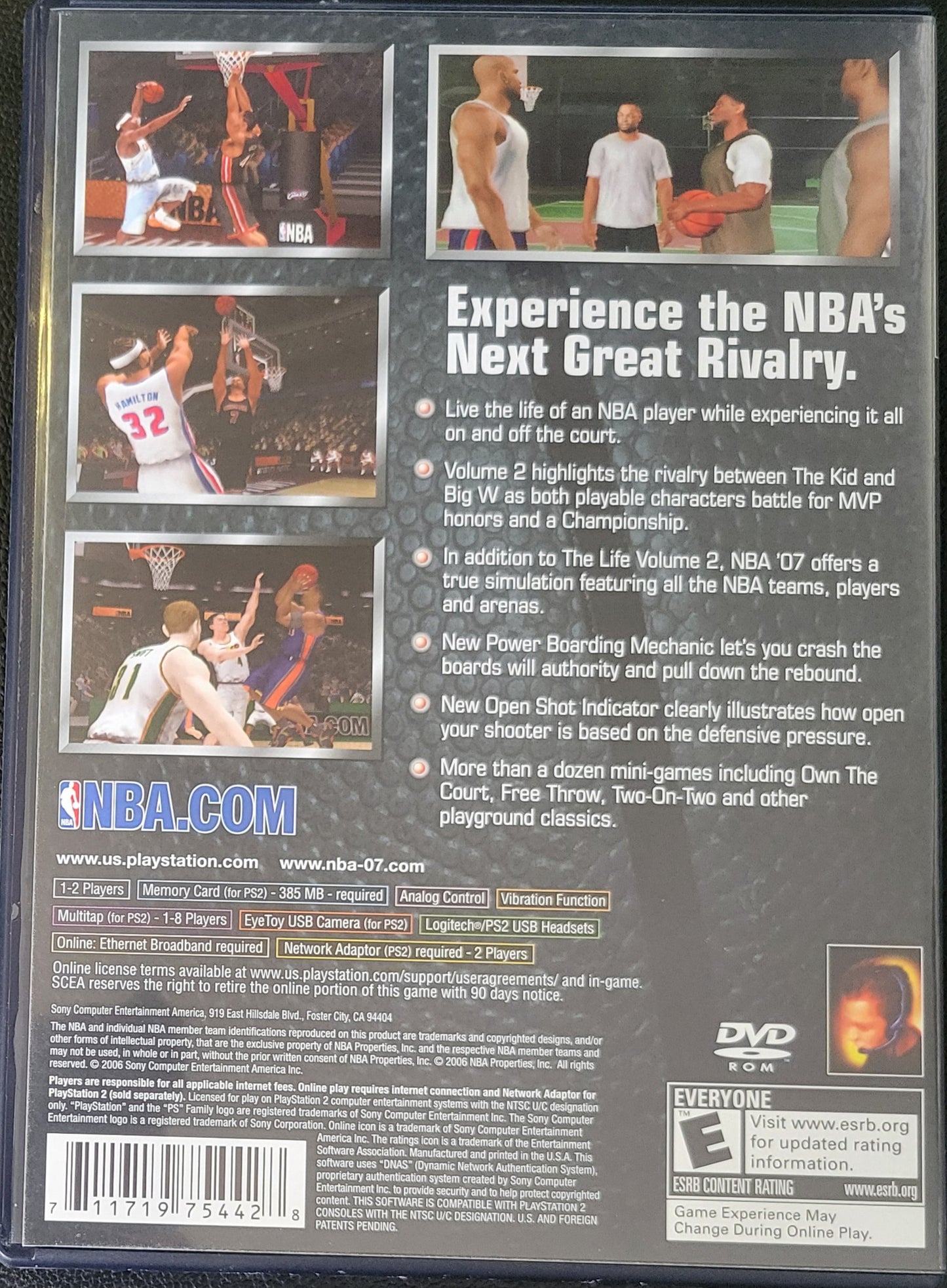NBA 07: The Life Vol 2 - Sony PlayStation 2 PS2 (CIB) Pre-Owned Tested & Working Great Shape!