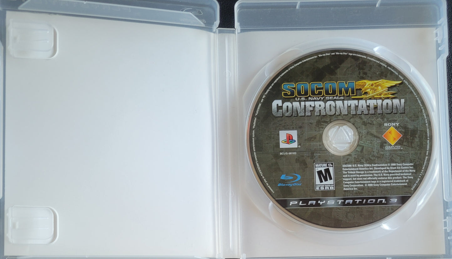 SOCOM: Confrontation – Sony PlayStation 3 PS3 – Great Shape