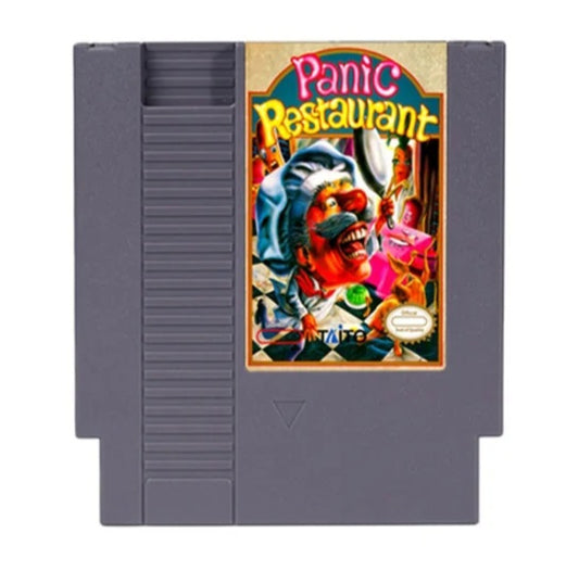 PANIC RESTAURANT - NES -(Nintendo Entertainment System 1983) 72 Pin 8 Bit Video Game Cartridge