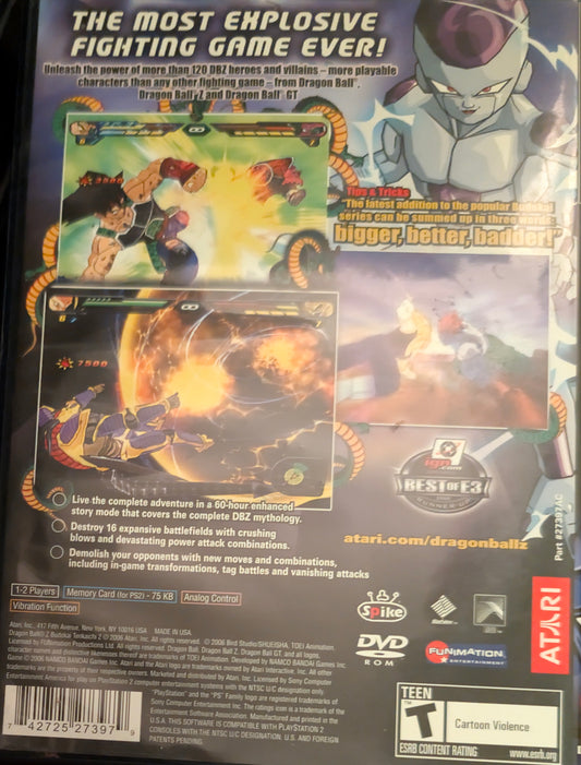 Dragon Ball Z: Budokai Tenkaichi 2 – PS2 (CIB) RE-Sealed Like NEW