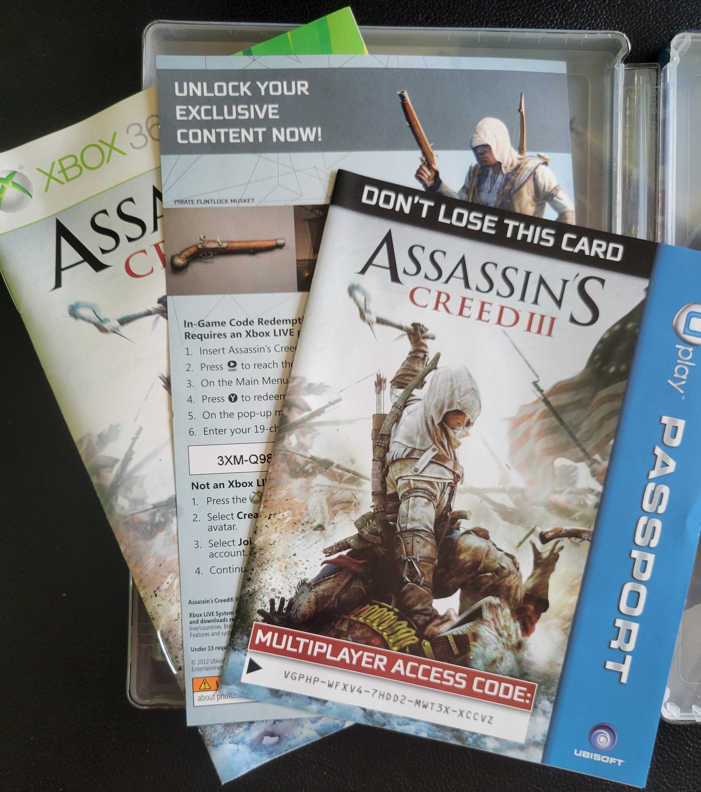 Assassin's Creed 3 Limited Edition Steelbook - (CIB) - Microsoft XBOX 360 - Pre-Owned Like New CLEAN DISC