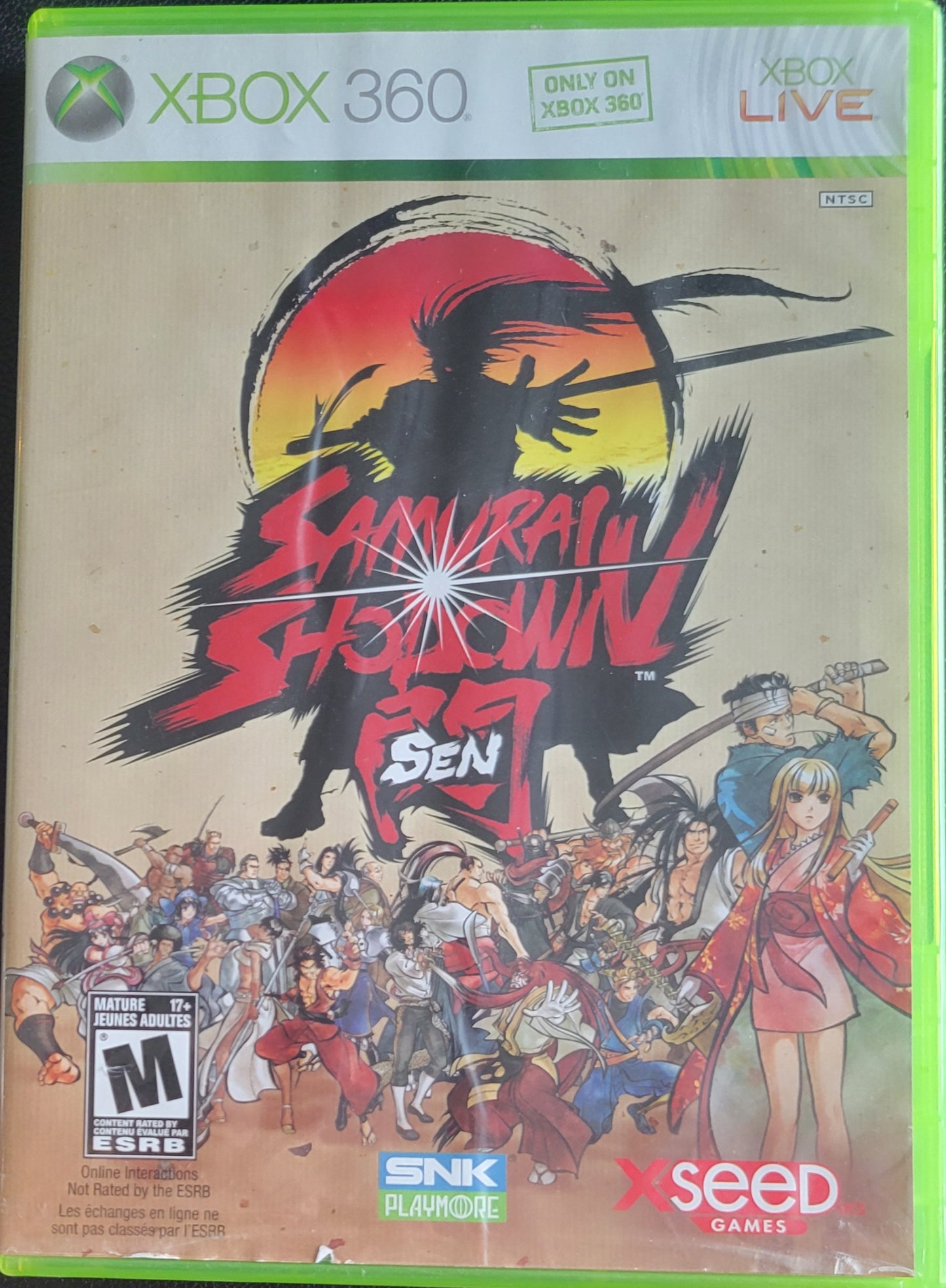 Samurai Shodown Sen - (CIB) - Microsoft XBOX 360 - Pre-Owned Like New CLEAN DISC