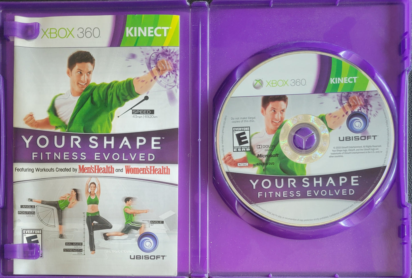 Your Shape: Fitness Evolved - (CIB) - Microsoft XBOX 360 - Pre-Owned Like New CLEAN DISC