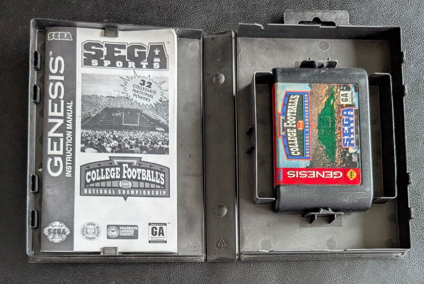 College Football's National Championship - Boxed CIB (Sega Genesis) | 1994 | Sports / Football