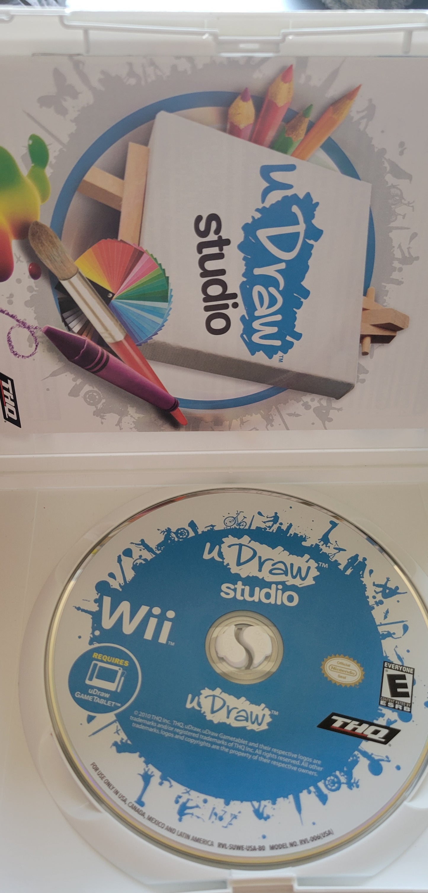 uDraw Studio – Nintendo Wii – CIB Clean Disc Tested & Working (2010)