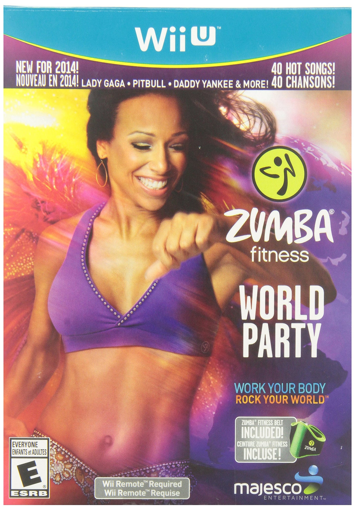 RARE Zumba Fitness: WORLD PARTY - 2013 Nintendo Wii - CIB Tested & Working Clean Disc