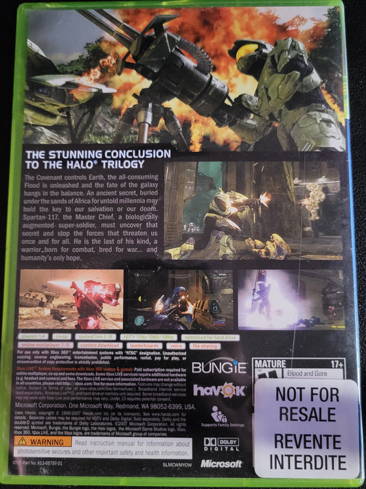 HALO 3 - Microsoft XBOX 360 - CIB Re-Sealed