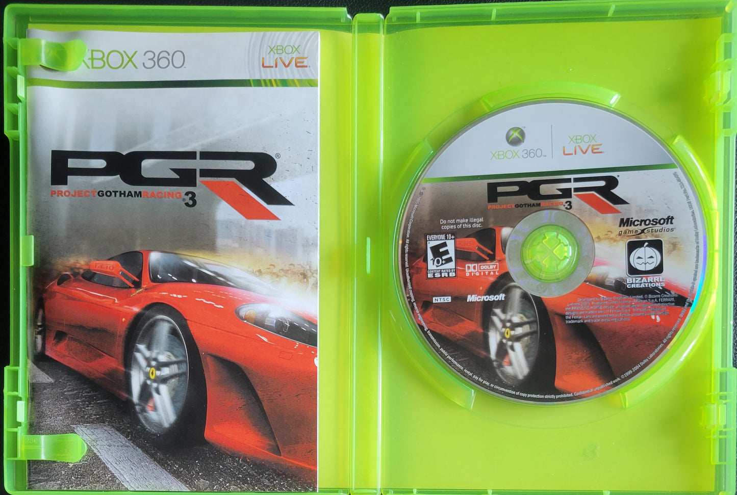 Project Gotham Racing 3 - (CIB) - Microsoft XBOX 360 - Pre-Owned Like New CLEAN DISC