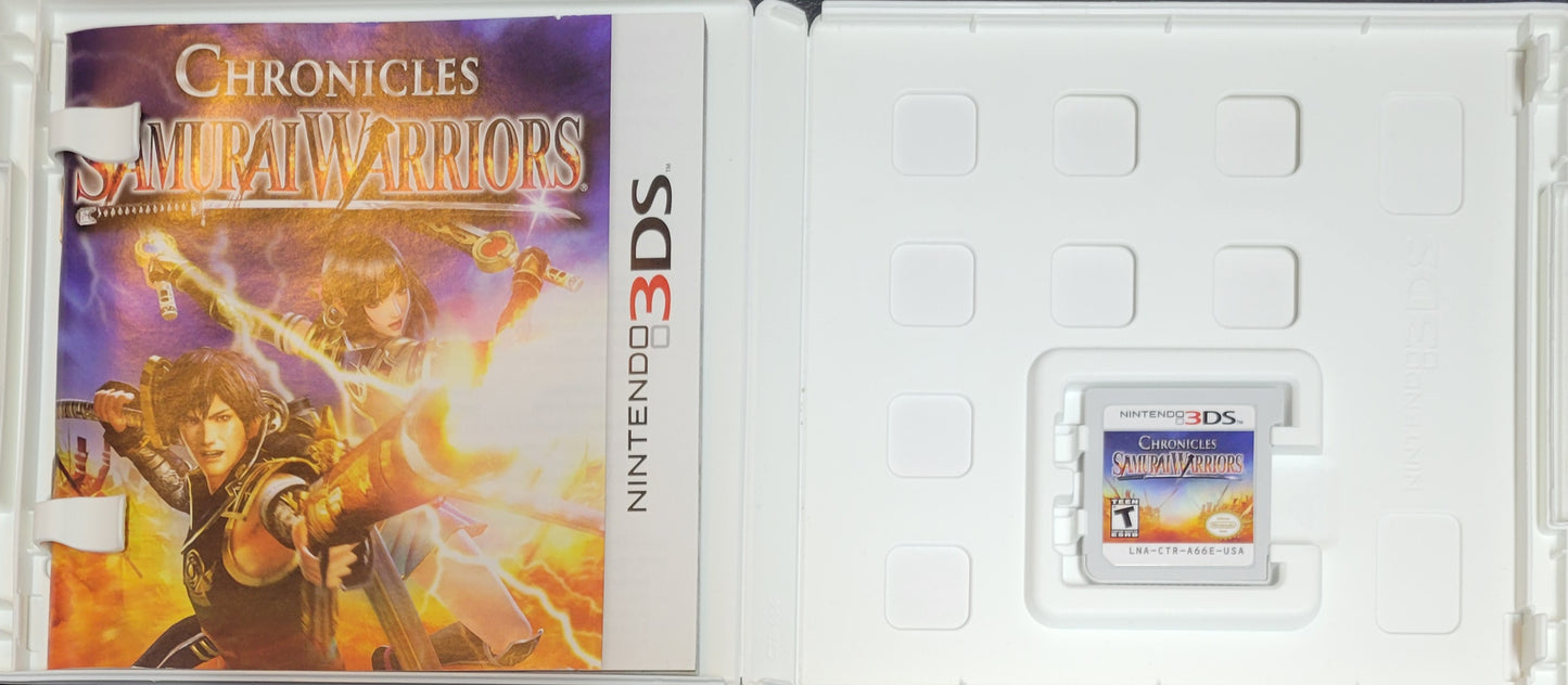 Authentic Samurai Warriors: Chronicles - CIB Nintendo 3DS (2011) - Like New