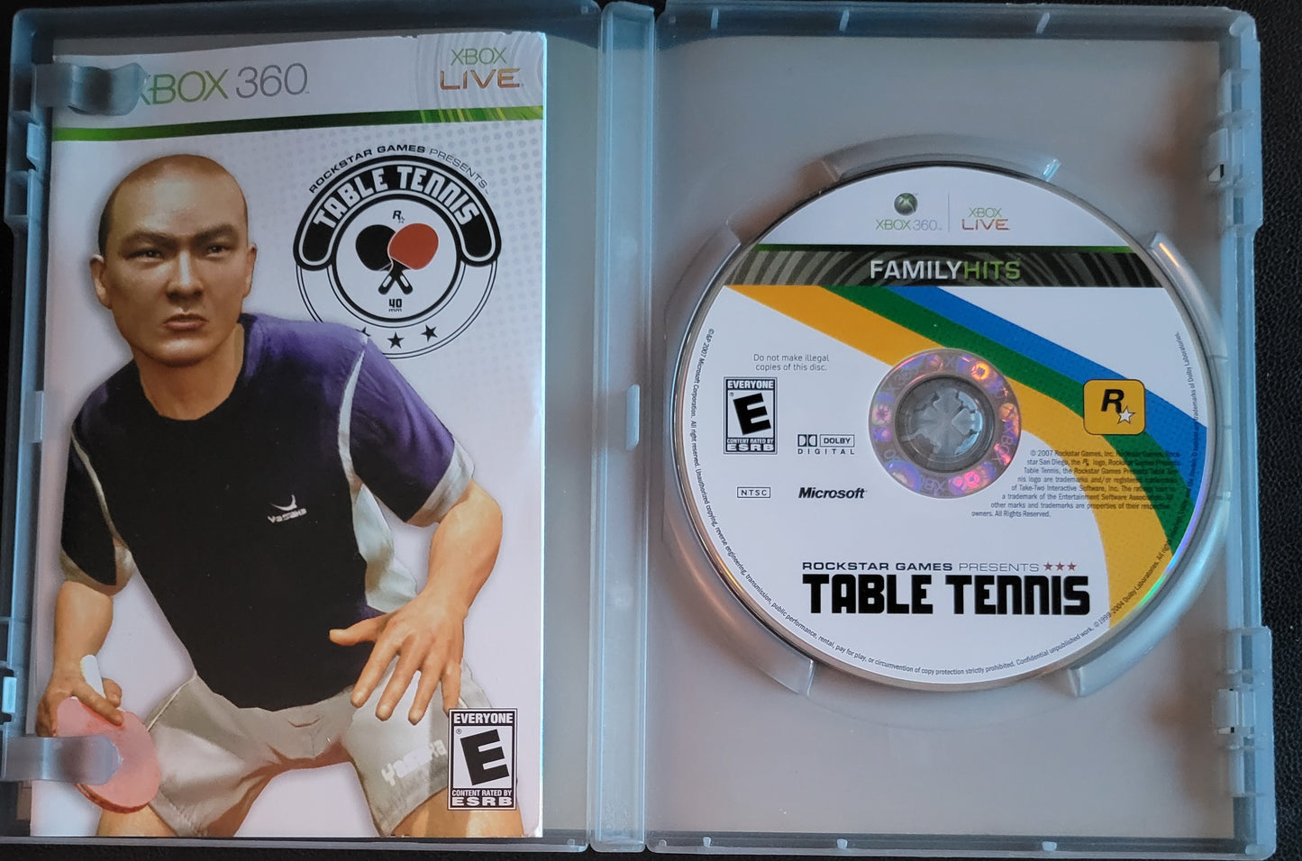 Family Hits: Table Tennis – XBOX 360 CIB – Pre-Owned – Re-Sealed