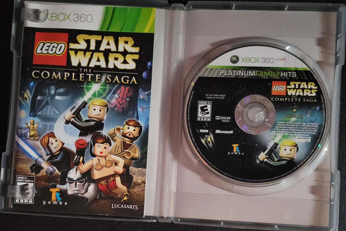 Lego Star Wars: The Complete Saga Platinum Hits - Microsoft XBOX 360 - RE-Sealed