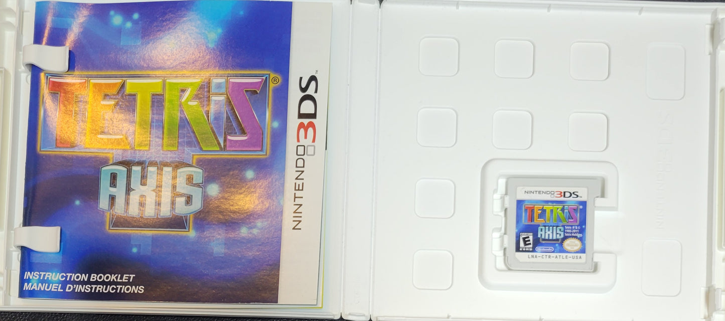 Tetris Axis - CIB Nintendo 3DS (2011) - Like New!