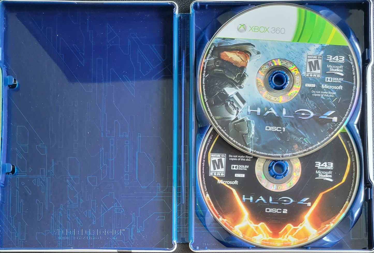 Halo 4 *Limited Edition Tin* - (CWB) - Microsoft XBOX 360 - Pre-Owned Like New CLEAN DISC