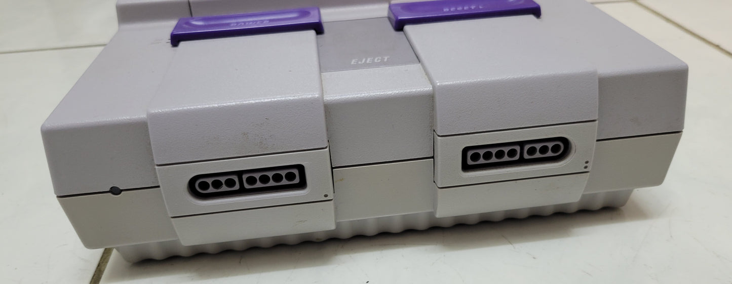 Authentic SNES (Super Nintendo Ent. System) Lot Complete In Box Styrofoam In Tact + 6 Games + 2 Controllers & Hook Up Cords IMMACULATE COND.