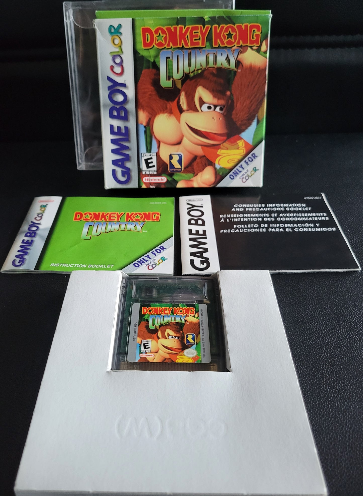 Donkey Kong Country - (CIB) Nintendo Gameboy Color 2000 (VG) GBC + Protector