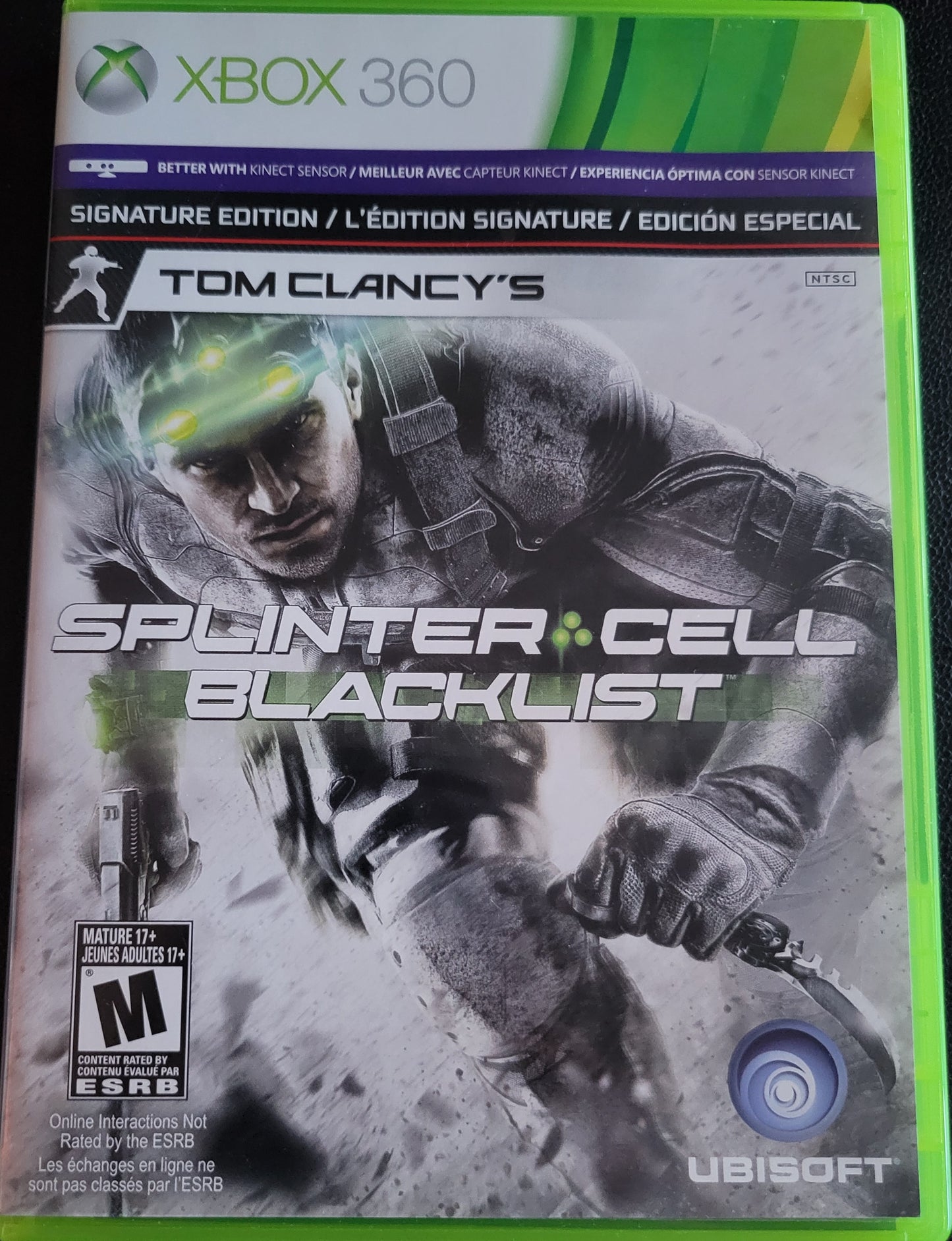 Splinter Cell: Blacklist SIGNATURE EDITION - Microsoft XBOX 360 - MINTY CIB Pre-Owned Great Shape Tested & Working