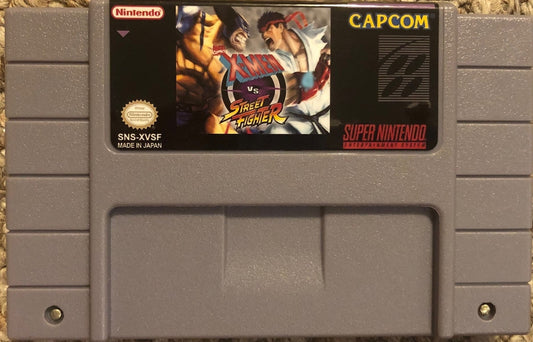 X-Men Vs Street Fighter - SNES - Super Nintendo Ent. System 1992 NTSC/PAL Cartridge