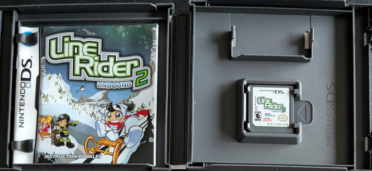 Line Rider 2: Unbound – 2008 Nintendo DS CIB – RE-Sealed – Excellent