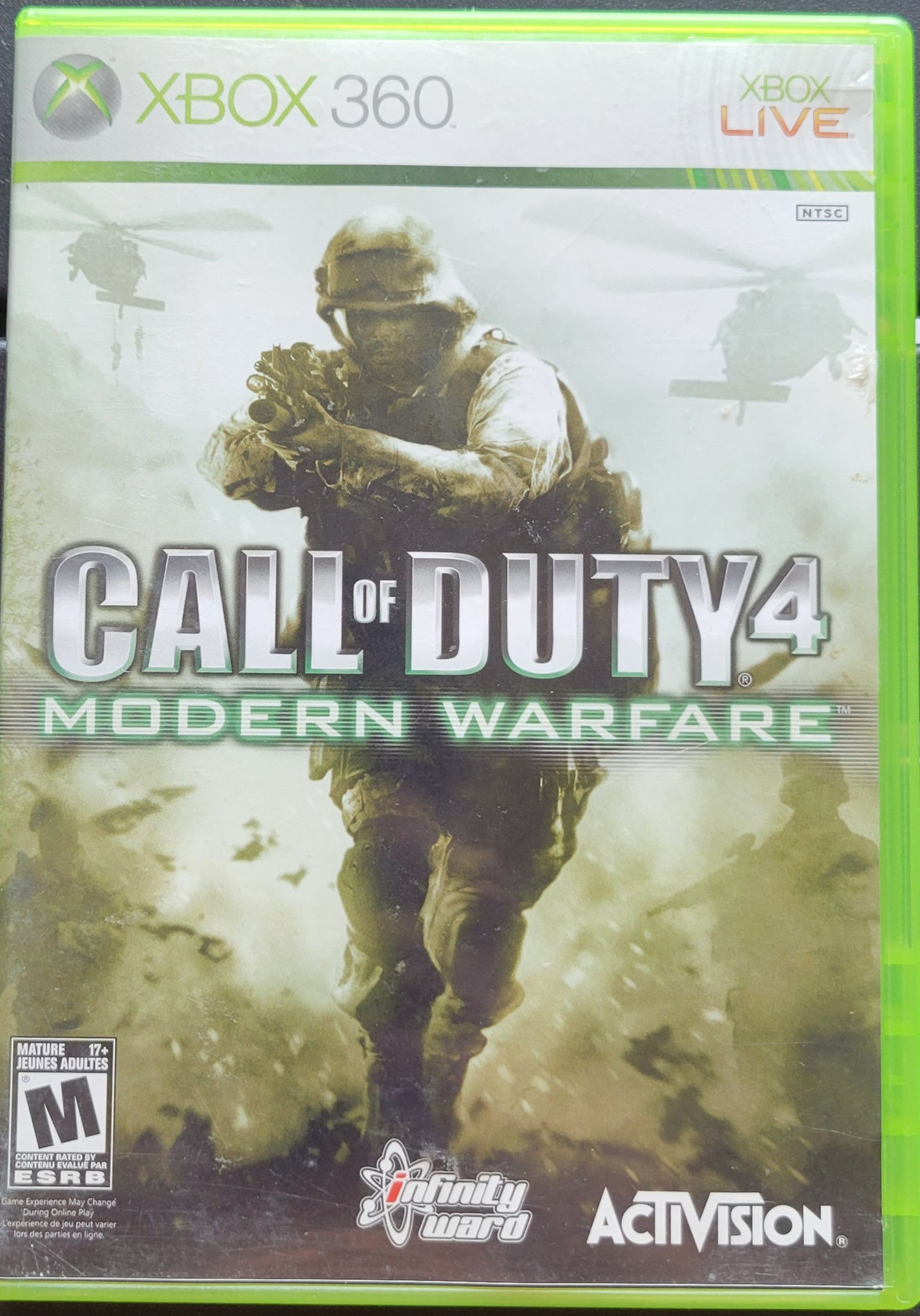 RARE Microsoft Company Store Purchase! Call Of Duty 4: Modern Warfare - Microsoft XBOX 360 - CIB Pre-Owned Great Shape Tested & Working