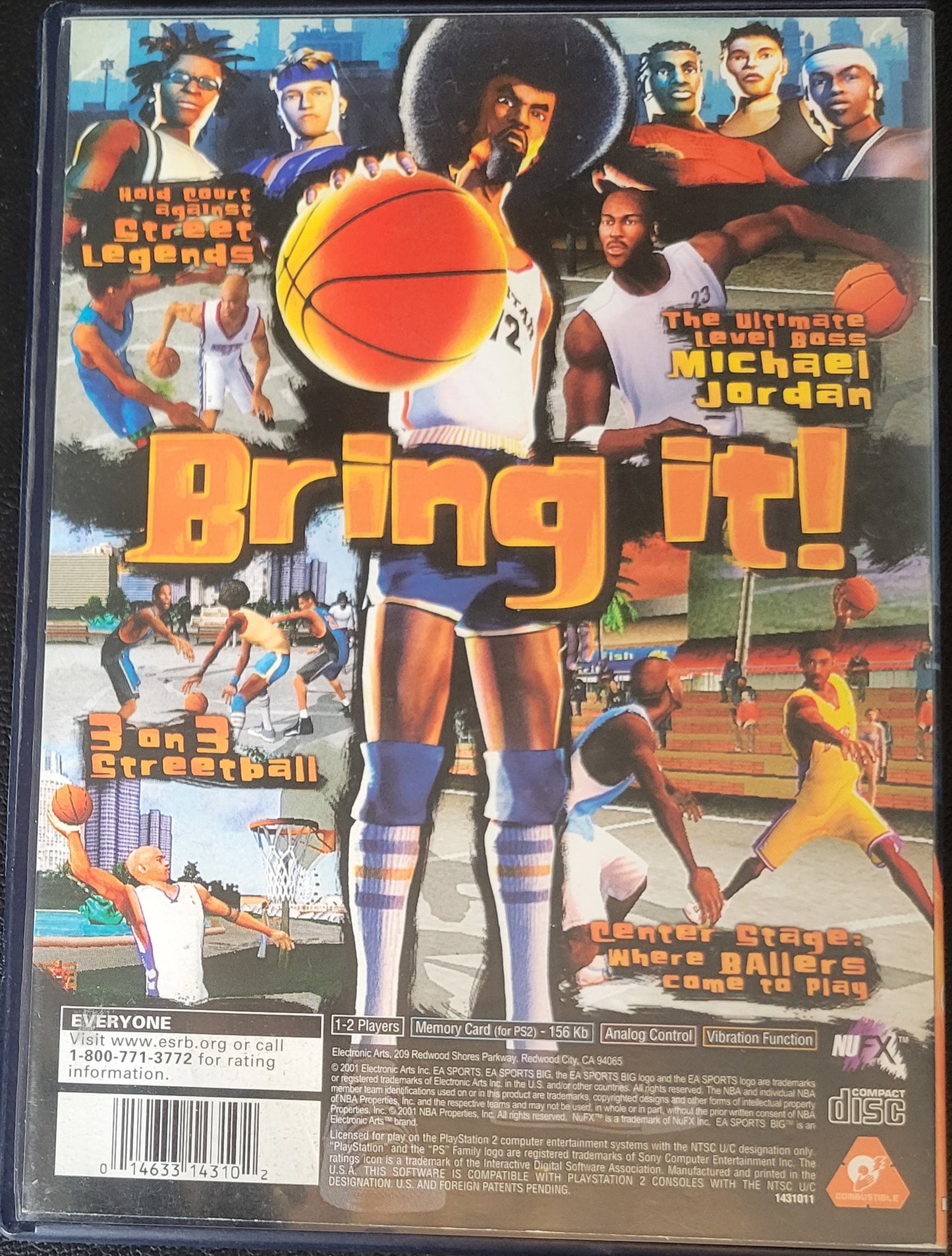 NBA Street - Sony PlayStation 2 PS2 Pre-Owned Tested & Working Great Shape!