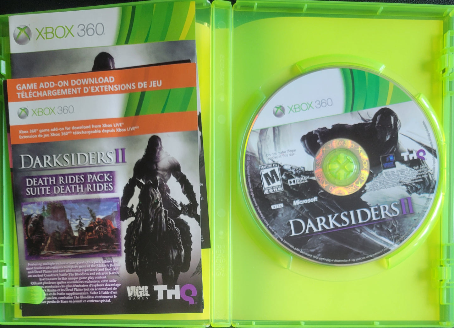 Darksiders 2 Limited Edition - (CIB) - Microsoft XBOX 360 - Pre-Owned Like New CLEAN DISC