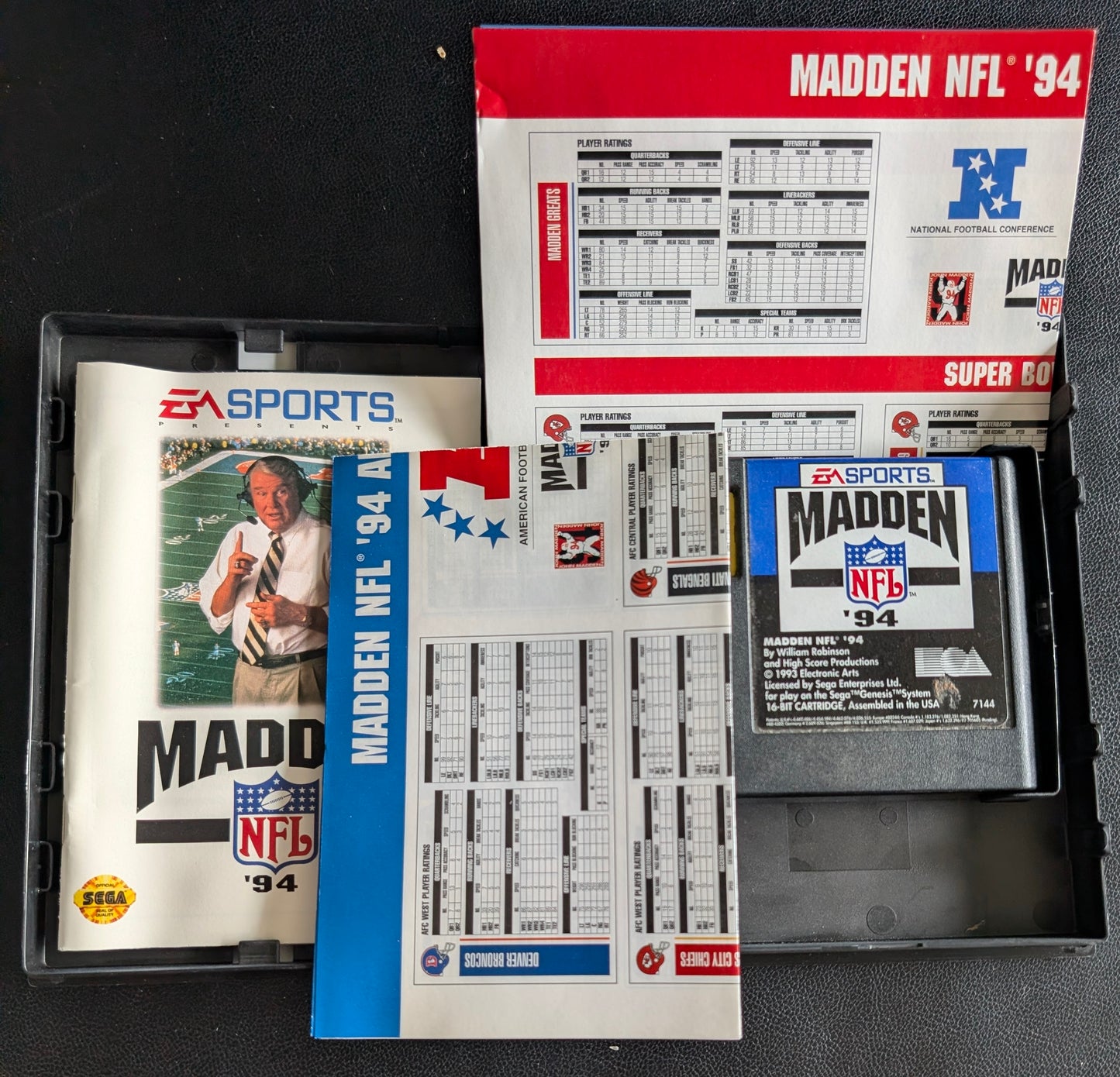 Madden NFL '94 - Boxed CIB (Sega Genesis) | 1993 | Sports / Football