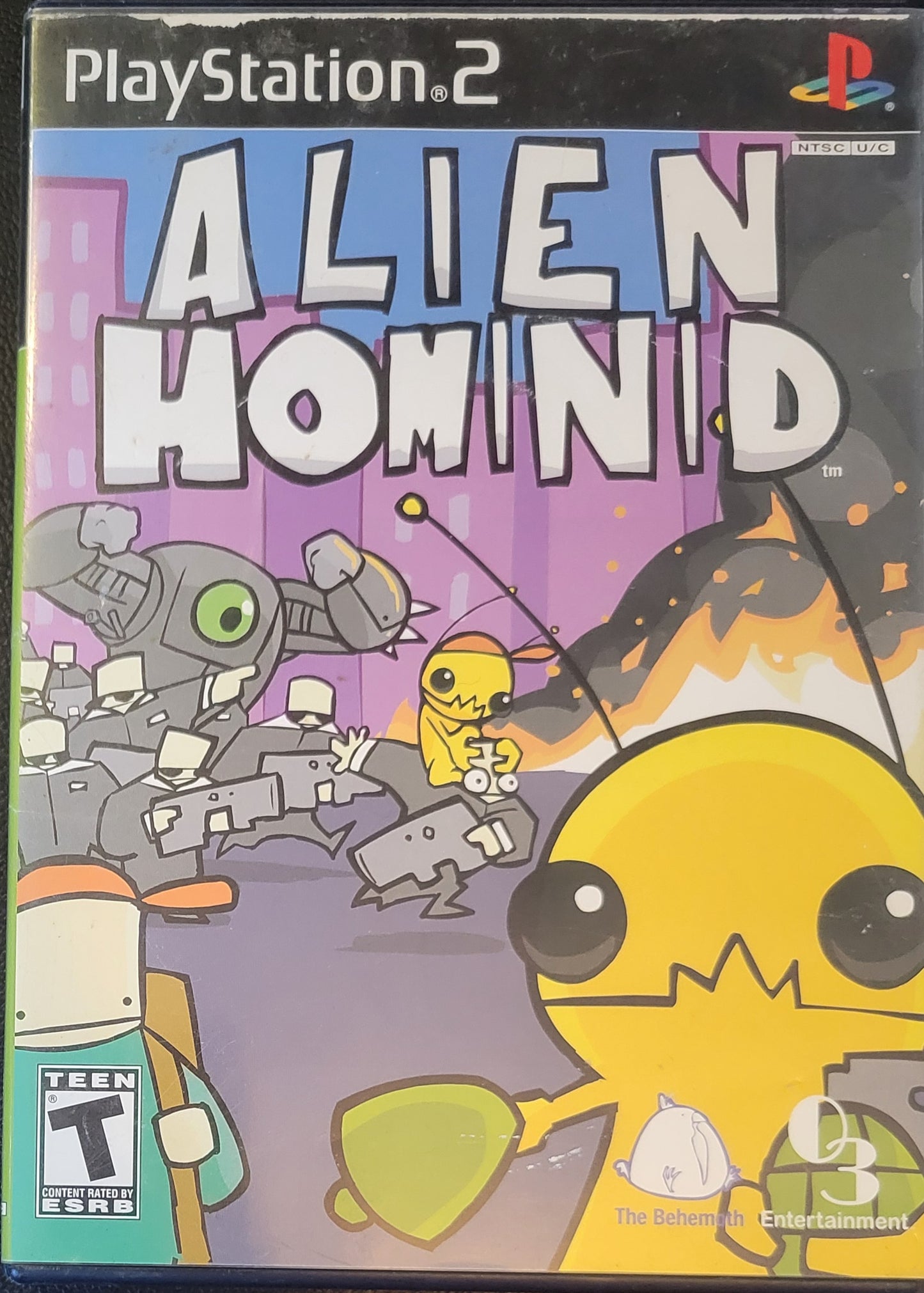 Alien Hominid - Sony PlayStation 2 PS2 Pre-Owned Tested & Working Great Shape!