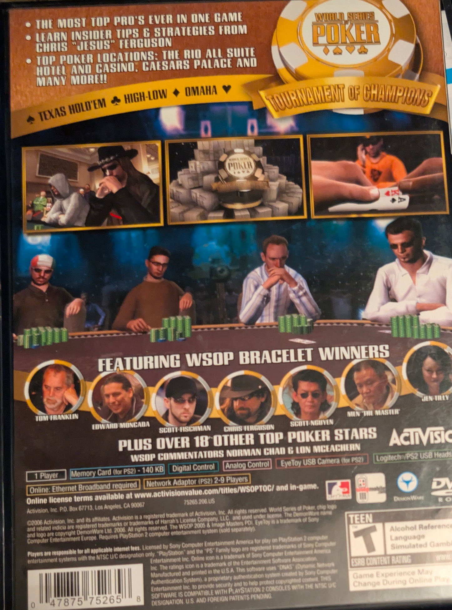 World Series Of Poker 2007 – Sony PlayStation 2 PS2 (CIB) – Re-Sealed