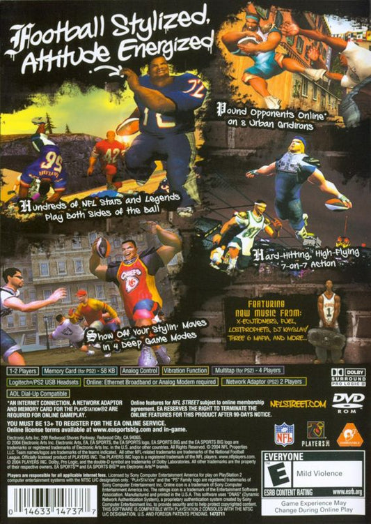 NFL Street – 2004 Sony PlayStation 2 PS2 (CIB) – Re-Sealed – Excellent
