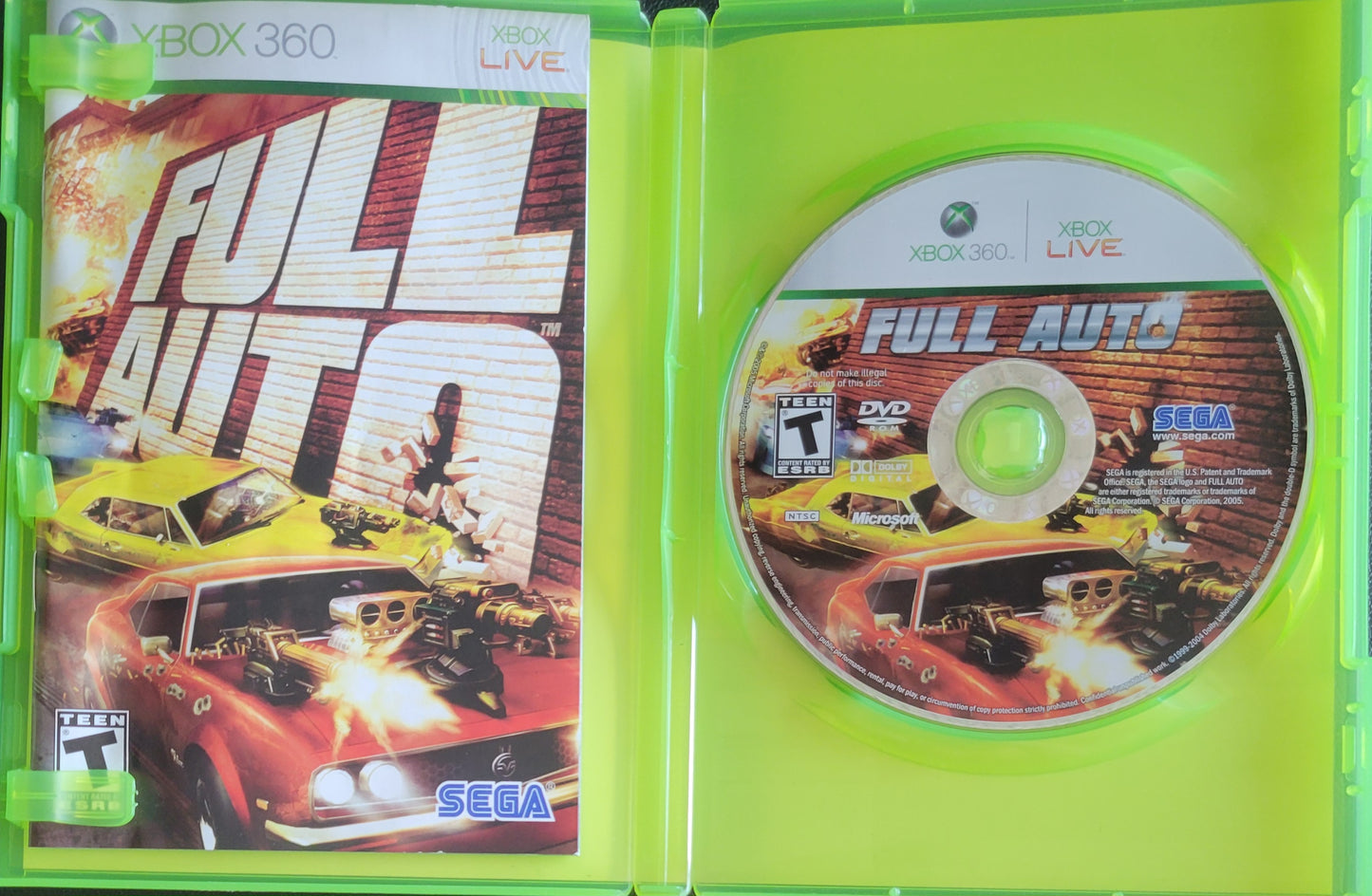Full Auto - (CIB) - Microsoft XBOX 360 - Pre-Owned Like New CLEAN DISC